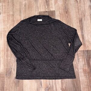 Maurices Black Heather Crewneck Sweater